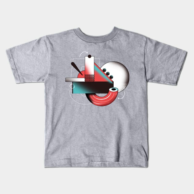 Follow the Flow Kids T-Shirt by Azzdoug